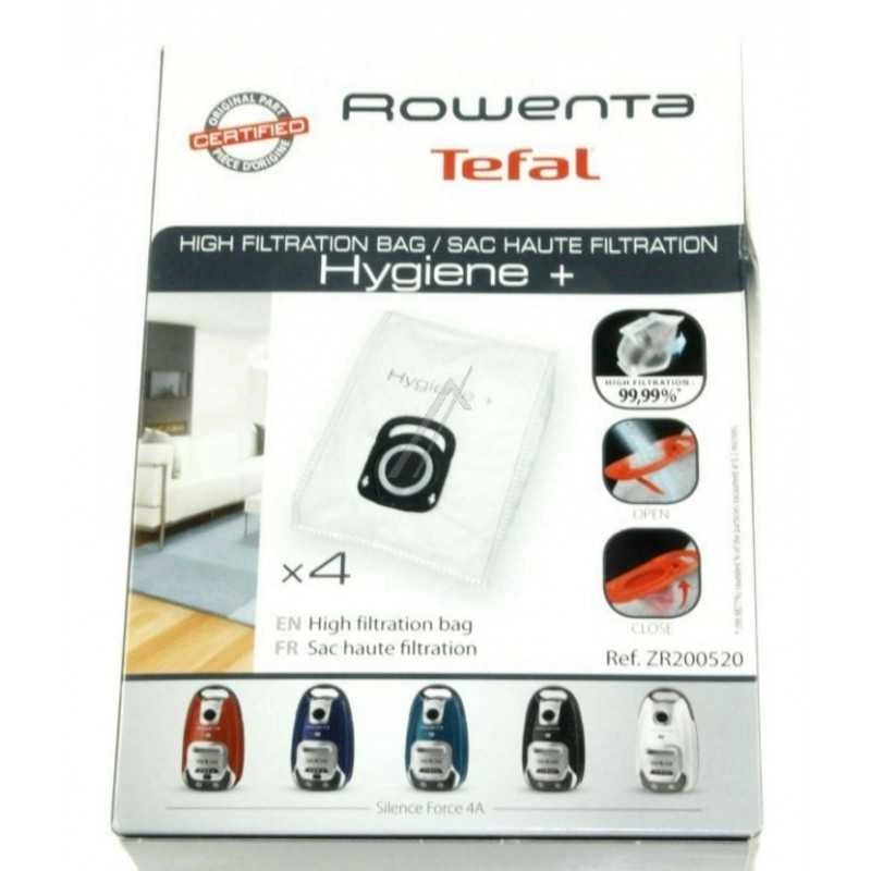 4PZ sacchetti Rowenta Tefal Silence Force 4A Silence Force Compact 4A ORIGINALI - ROWENTA