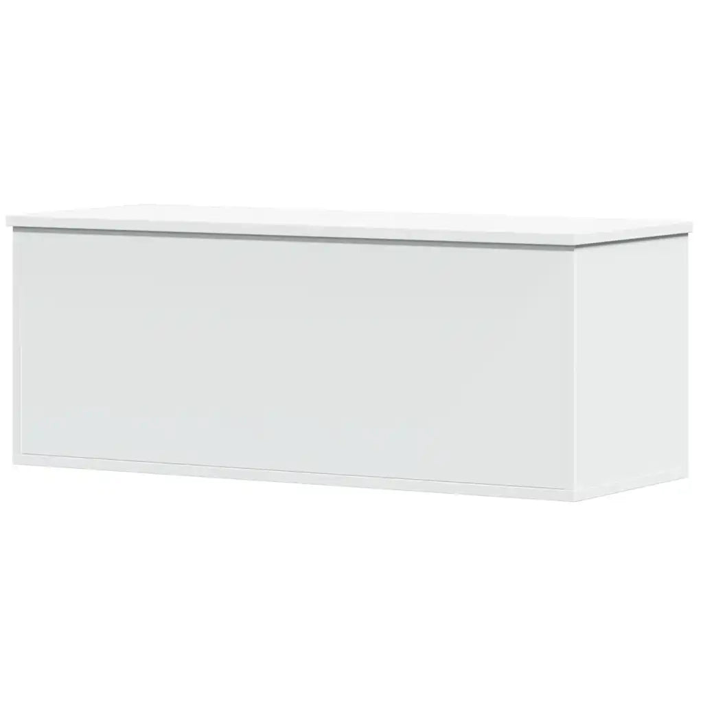Contenitore Portaoggetti Bianco 90x35x35 cm in Truciolato 840681