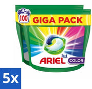 Colori - 3in1 Capsule di Detersivo - 100 Capsule - Confezione in Bulk - 5 pezzi