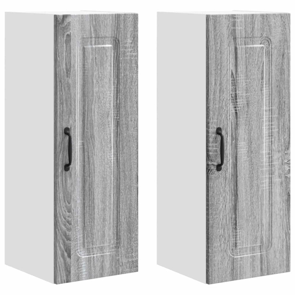 Mobile da cucina 2 pz-Set di 2 Armadio da cucina Grigio Sonoma 30 x 31 x 80 cm 844830