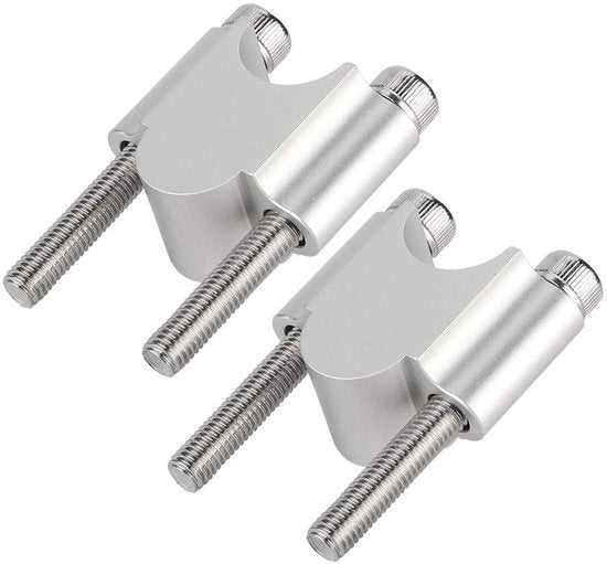 Altezza Sterzo Universale - Fermo Sterzo in Alluminio - Eleva Sterzo di 30mm - Adatto per Motocicletta/ATV/Crossmotor - Migliora la Comodità di Guida - Fermo Sterzo