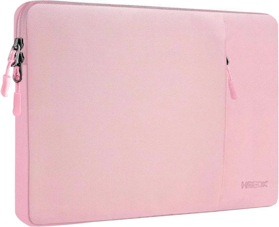 Sacco per laptop 15,6 pollici, protezione acquatica, compatibile con la maggior parte dei laptop 15,6" di Surface Book, Acer, Dell, HP, Lenovo, Samsung, Asus, colore rosa