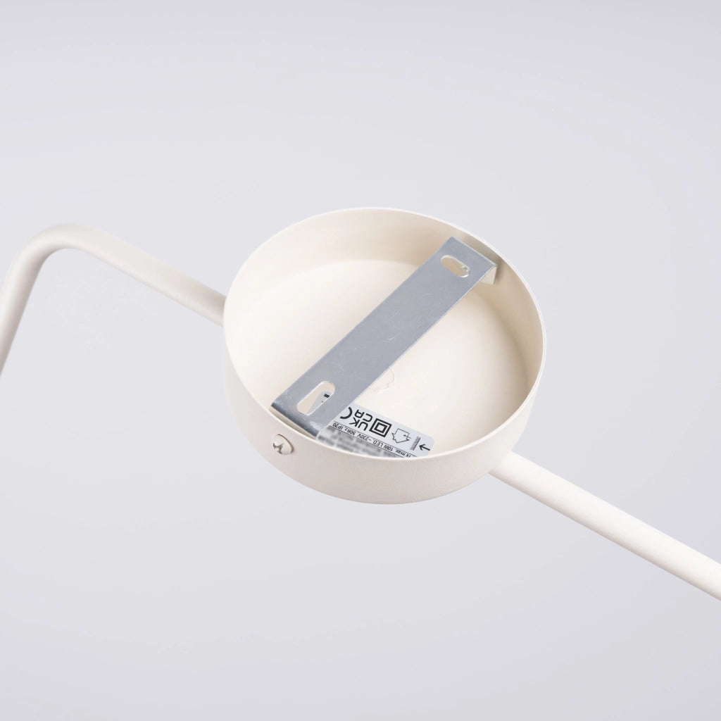 Lampada da parete NOX in acciaio beige opaco E14 10W LED design moderno
