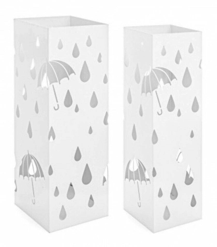 Porta Ombrello Drizzle Bianco Z02 L - Bizzotto