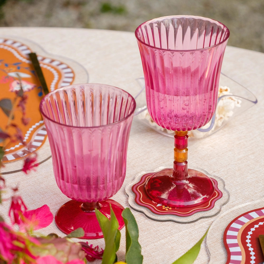 SET 6 BICCHIERI GINEVRA ROSA