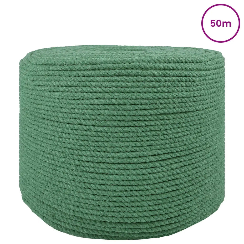 Corda Verde 0,6 x 0,6 x 5000 cm Cotone 42011947