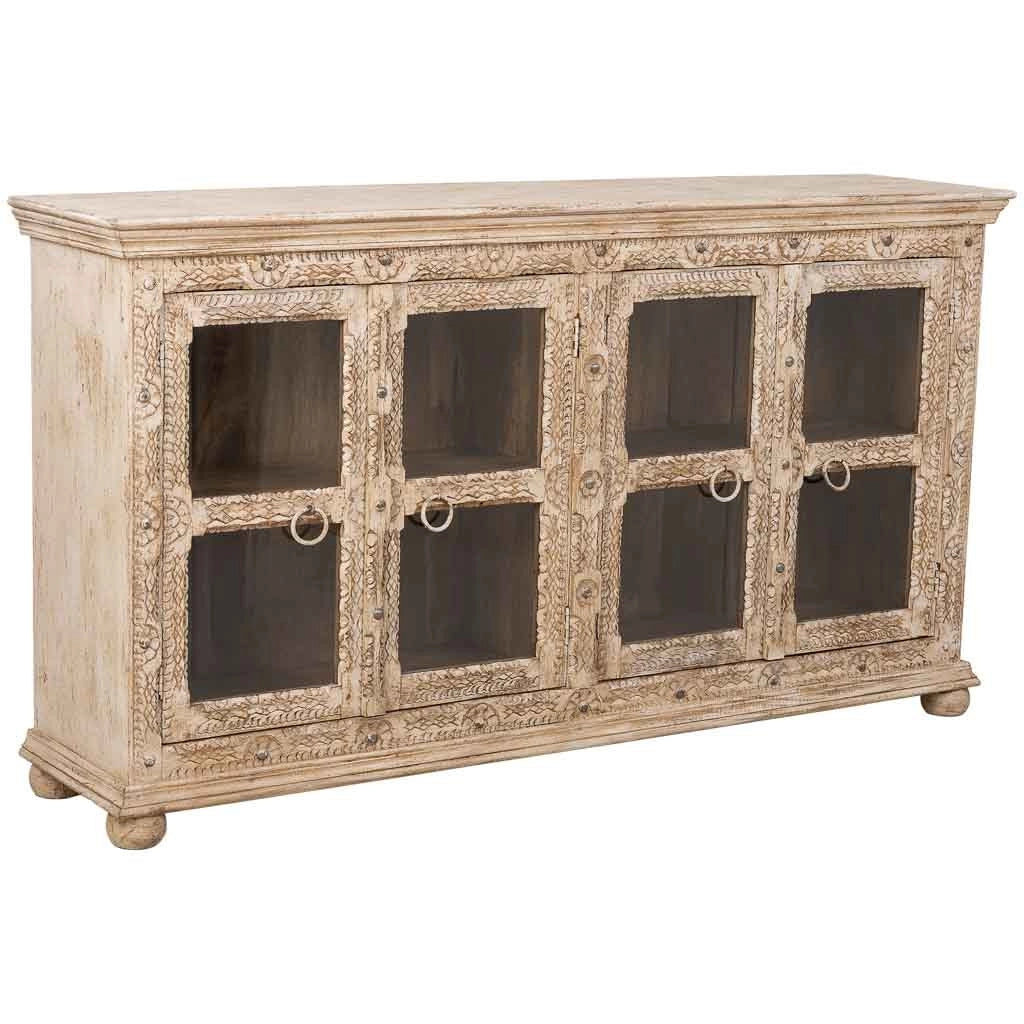 Credenza in legno beige  180x43x100