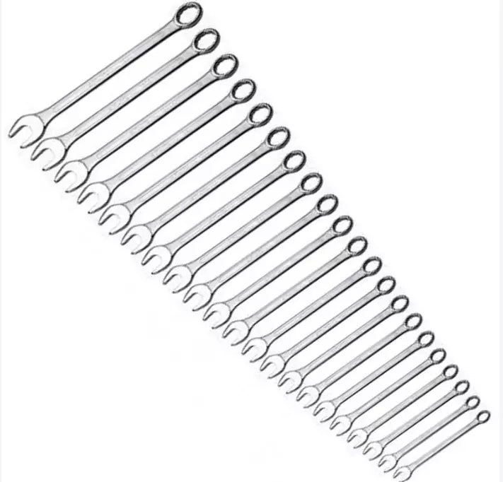 CHIAVI COMBINATE 25PZ 6-32 mm CHROME VANADIUM
