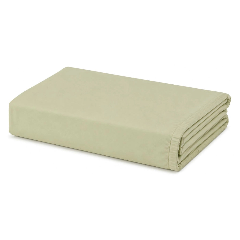 Romesalo, Lenzuolo Singolo Lenzuolo Sotto con Angolo da 27 cm, Verde Menta