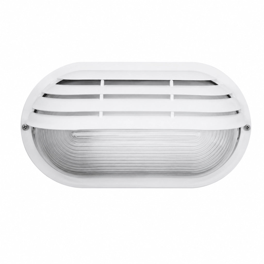 Applique Ovale Palpebra Colore Bianco E27 IP44 210x130x115h