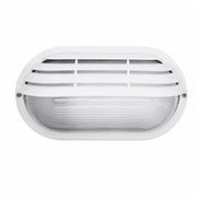Applique Ovale Palpebra Colore Bianco E27 IP44 210x130x115h