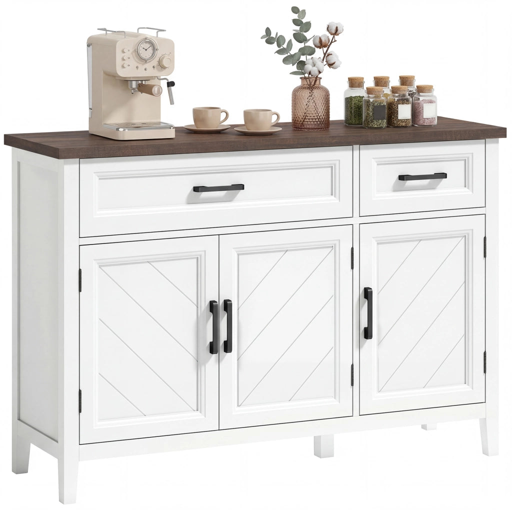 Credenza ¨C Minimal ¨C Bianco 110x35x80,5 cm