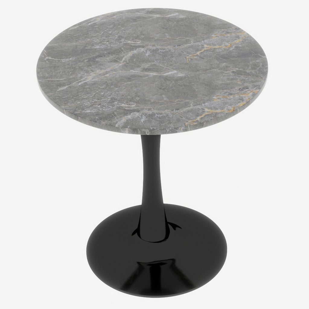 Tavolino da Caff¨¨ Rotondo ¨C MINIMAL ¨C Marmo Grigio, 70 cm