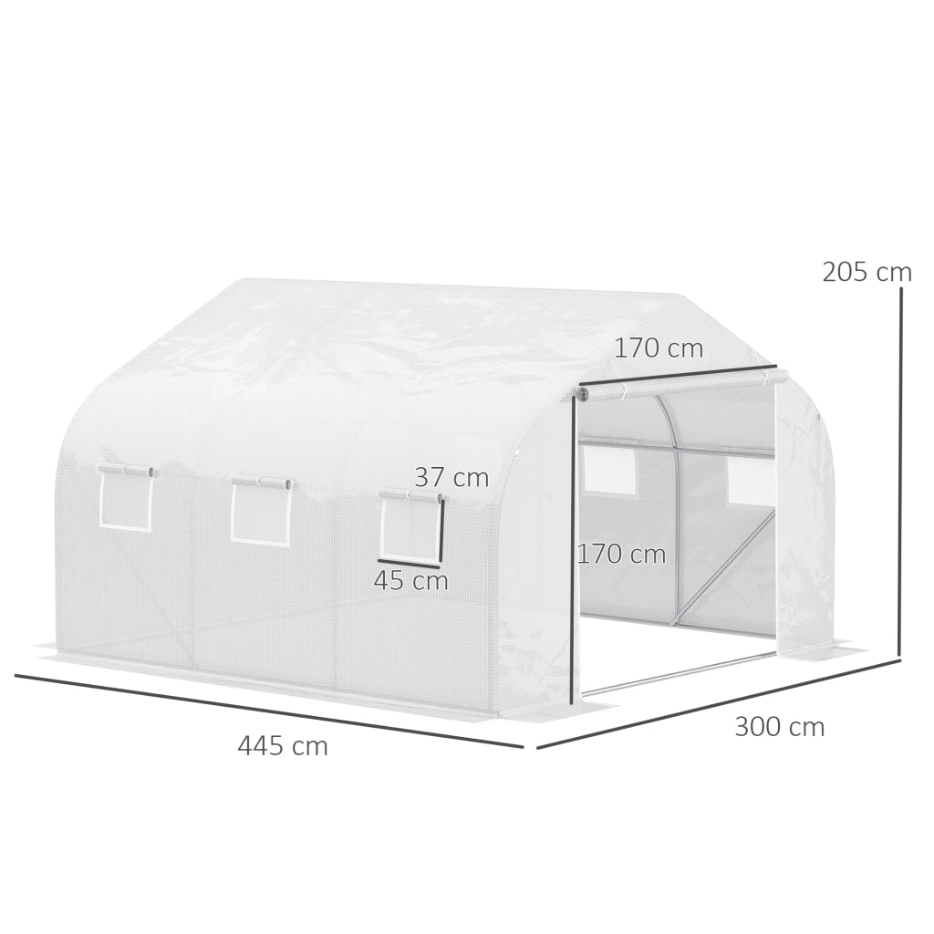 Serra da Giardino Tunnel ¨C Minimal ¨C Bianco 4.5x3x2m