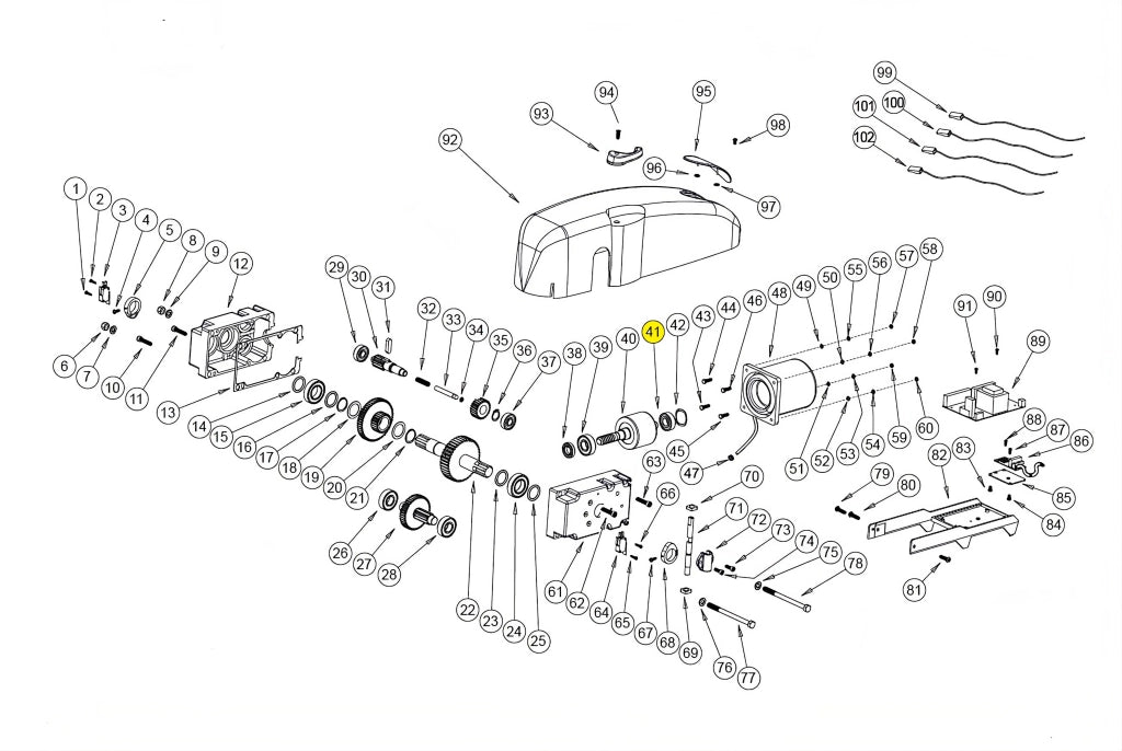 100090/6 CUSCINETTO 6202 ZZ BASIC BAZER RICAMBIO
