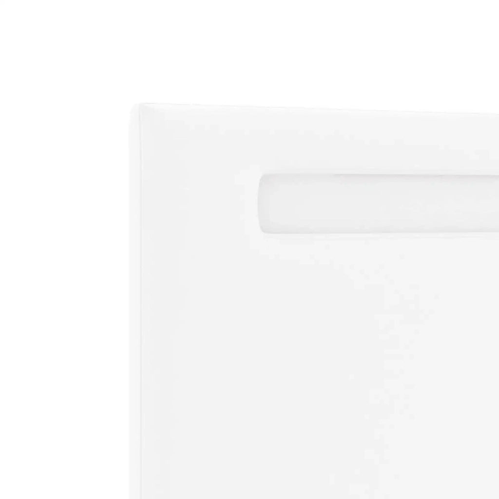 Testiera | Testata LED Bianco 160 cm Pelle Sintetica