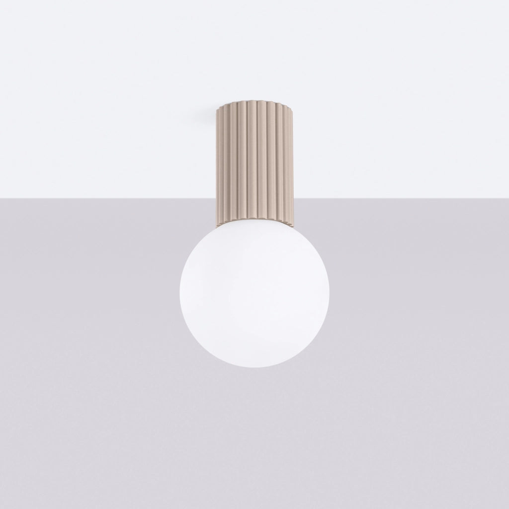 Lampada da soffitto HALO tortora IP44