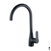 Miscelatore monocomando lavello DH canna alta Nero opaco
