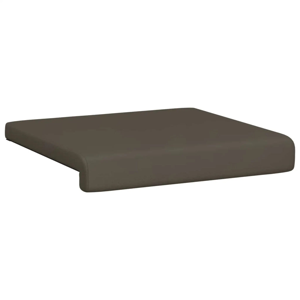 Cuscino per panchina 2 pcs Similpelle Grigio Profondità 35 cm 42043036