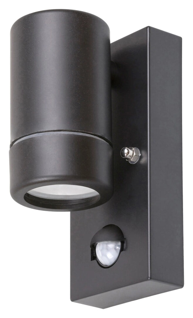 Applique esterna Medina sensore GU10 nero opaco Rabalux