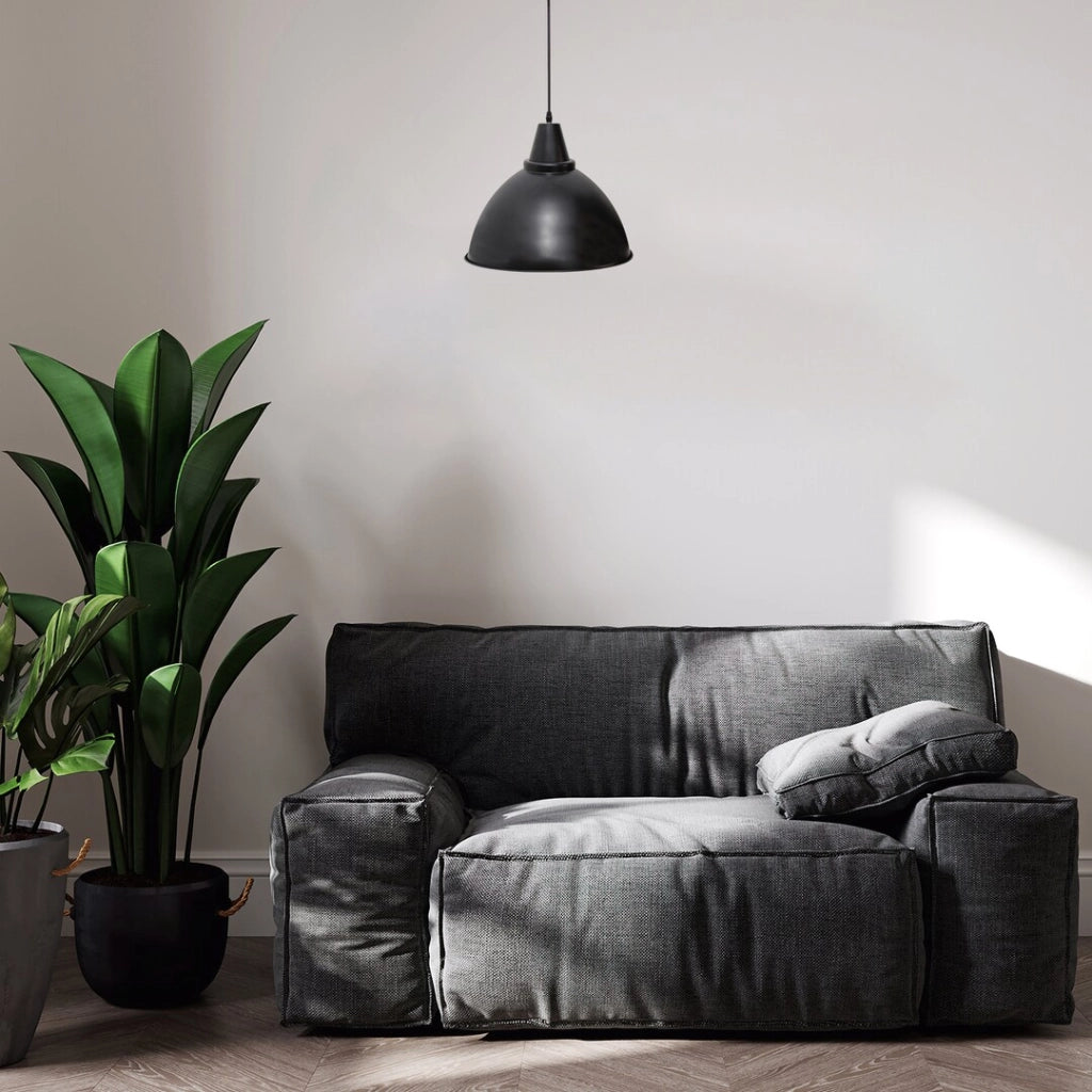 Lampada a sospensione Rabalux Wilbour nera Ø36 E27
