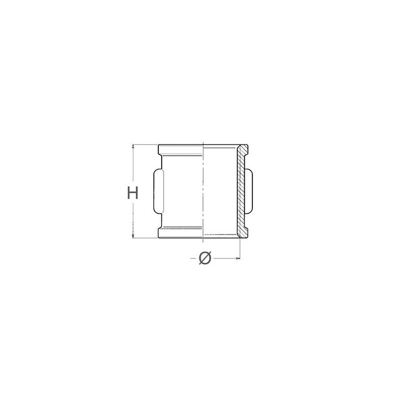 MANICOTTO DA 1/4 BRASS JOINT SLEEVE 1'