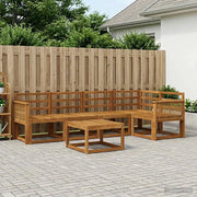 Set di divani da esterno 6 pcs Naturale