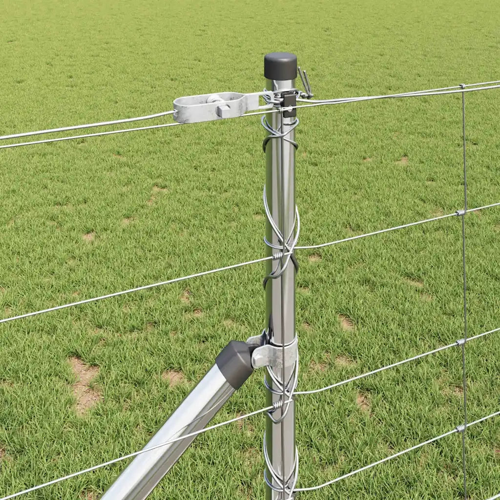 Palo della recinzione Zincato 25 x 1 m Acciaio