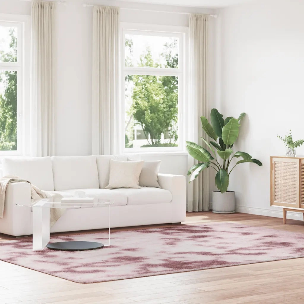 Tappeto Shaggy a Pelo Lungo NAVARRA Rosa Antico 240x340 cm 4102857