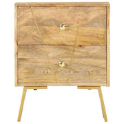Comodino 40x30x50 cm in Legno Massello di Mango 285876