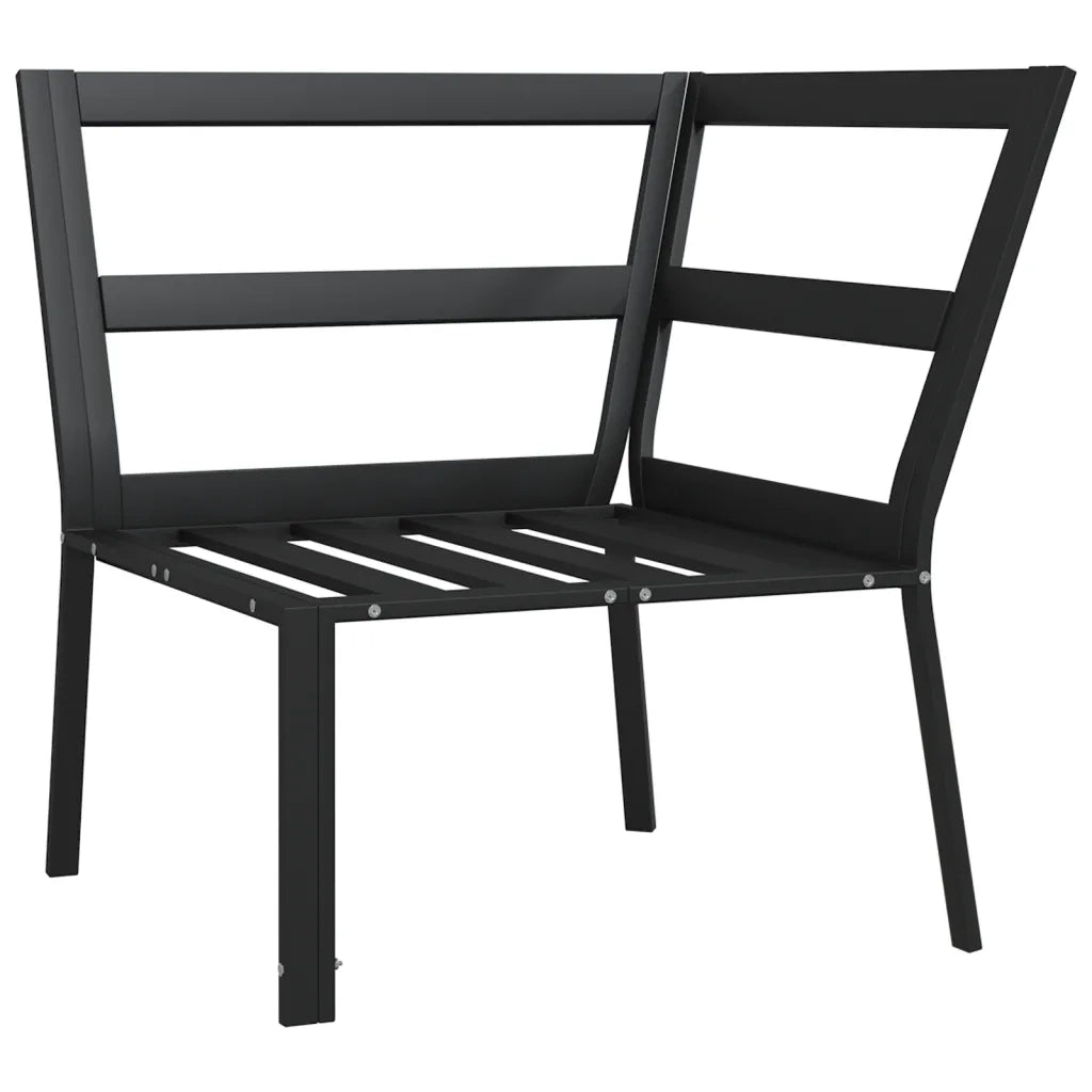 Sedia da Giardino con Cuscini Sabbia 76x76x79 cm Acciaio CFW1873225