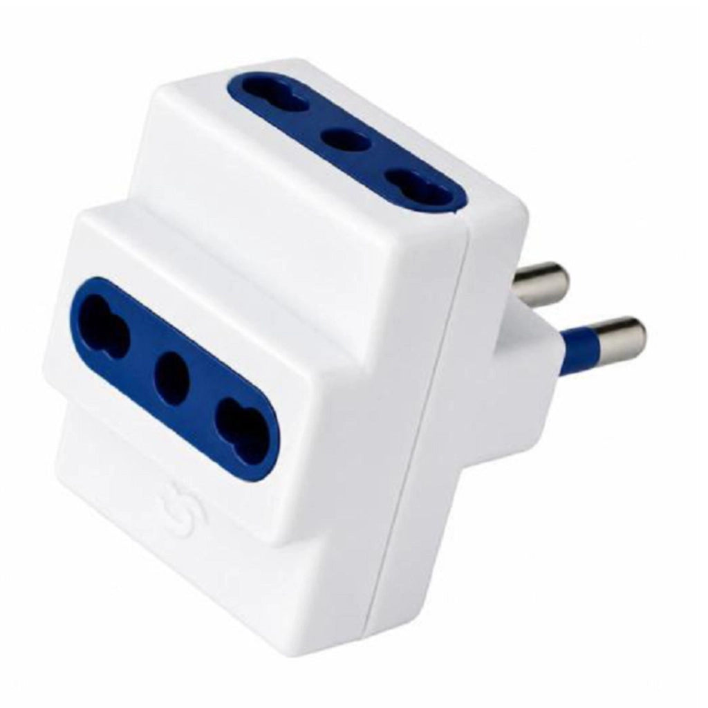 EcoPrice Adattatore Triplo 3 10/16A spina 16A