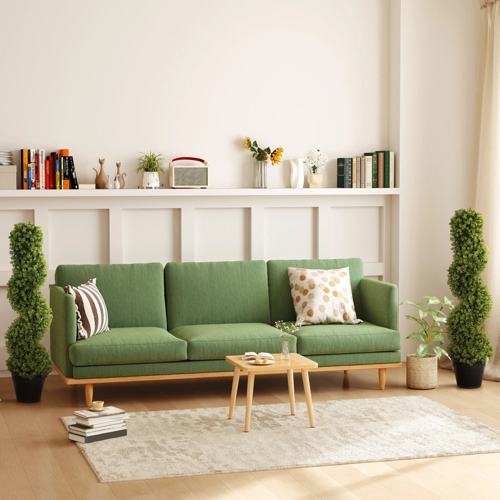Set 2 Piante Artificiali Decorative con Vaso ¨C Xylo ¨C Verde 90 cm per Interno ed Esterno
