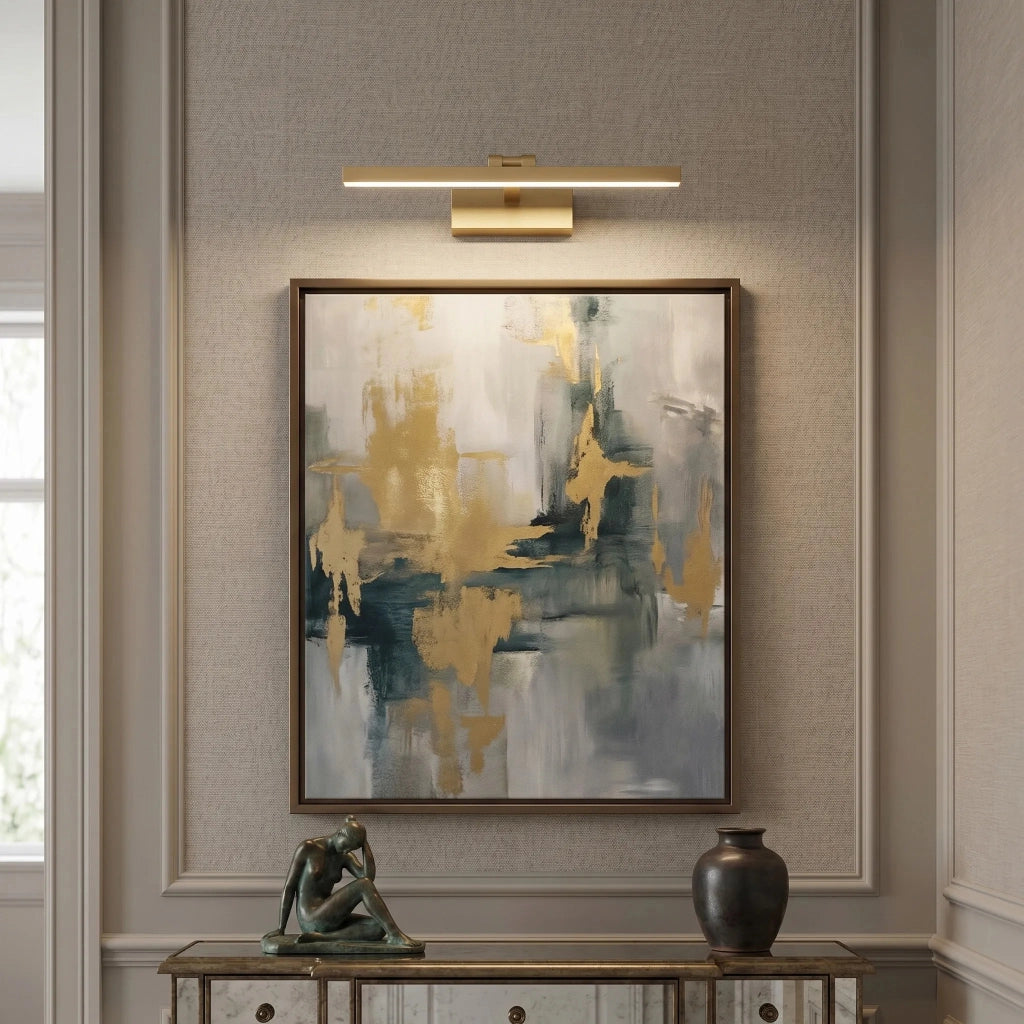 Applique Da Bagno Led APP1863-1W 40cm Brush Gold
