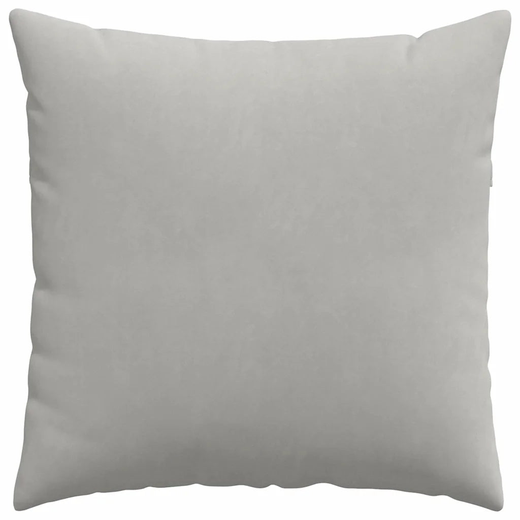 Cuscini da Divano 2 pcs Grigio chiaro 60 x 60 cm Tessuto 42014027