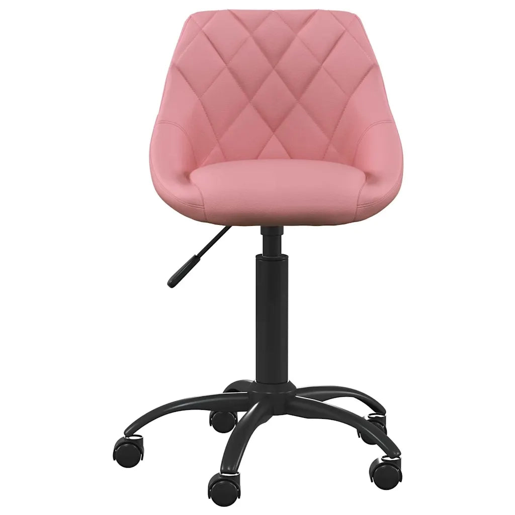 Sedia da Pranzo Rosa in Velluto 335365