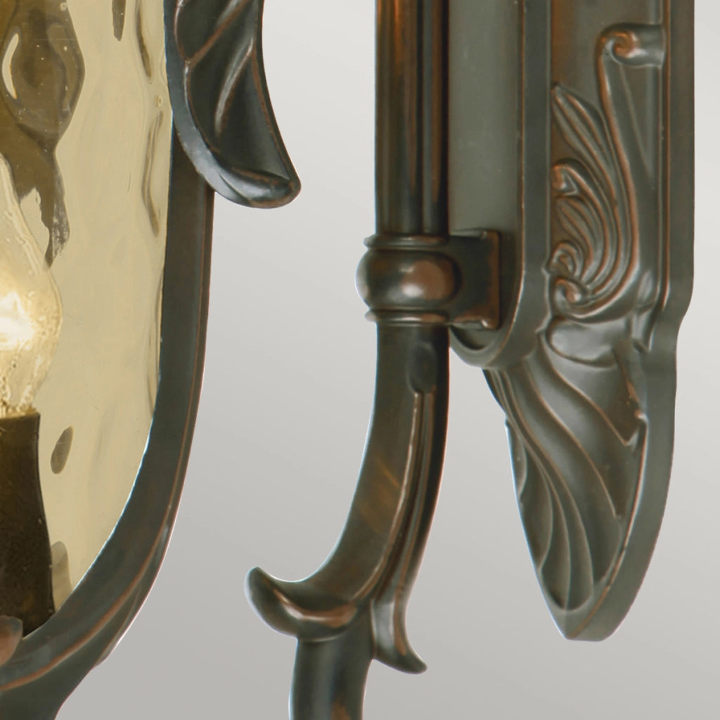 Applique esterna Philadelphia bronzo antico 3xE14 Elstead