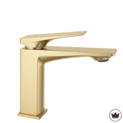 Rubinetto Da Lavabo Premium Rea Prime Brush Gold Low