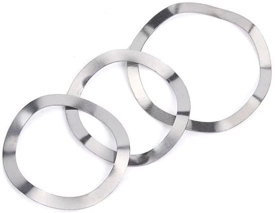 Fenditure a compressione in acciaio inossidabile - Anelli di chiusura per golf - Dischi di assorbimento M16x21x0.3mm - 40 pezzi - Duraturo e resistente alla corrosione - Dischi di bloccaggio