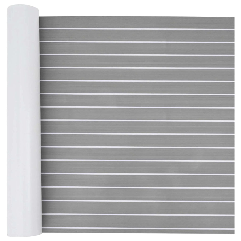 Tappetino per Barche Grigio chiaro e bianco 240 x 90 cm EVA 42046770