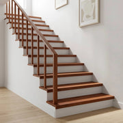 Tappeti per scale 2 pz 100 x 25 x 2 cm Marrone 3446151