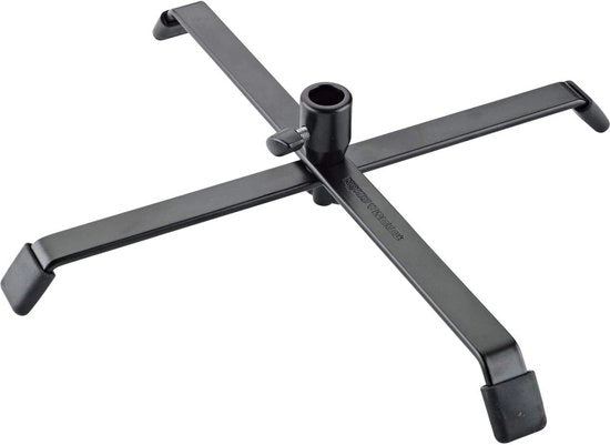 Supporto per luci da soffitto per pavimento - Nero con altezza regolabile