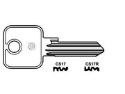 CHIAVI PER CILINDRI CISA 5 SPINE GRANDI- - CS17 DX - 10 pezzi SILCA