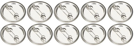 Etichetta di Identificazione - Badge 200 Unità - Componenti di Chiusura - Spilla Metallica - Sigillatura Transparente - Porta Carta di Credito - Materiale Resistente