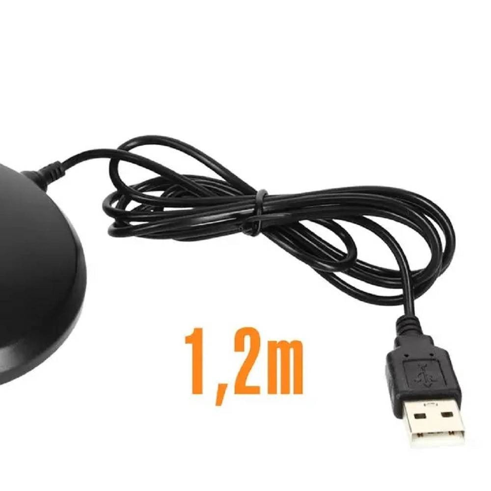 Trade Shop - Microfono Da Tavolo Regolabile Con Usb Per Pc Notebook U780 Suono Omnidirezionale -