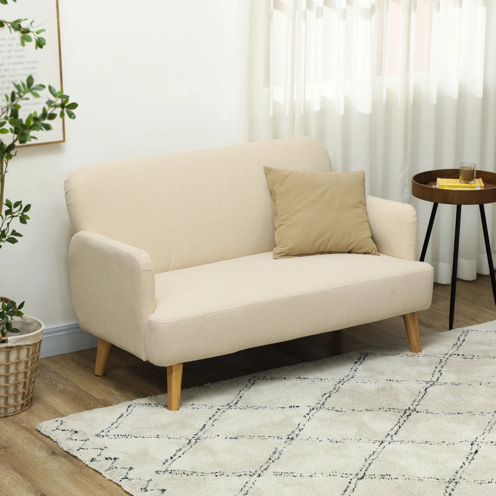 Divano 2 posti ¨C zephmum ¨C crema 130x74x79 cm