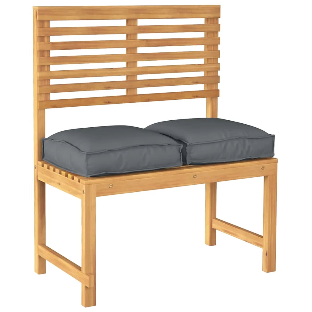 Cuscino 2 pcs Antracite 40 x 40 x 8 cm Tessuto Oxford 42001578