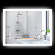 Specchio da Bagno LED ¨C zephmum ¨C Bianco 70x50 cm