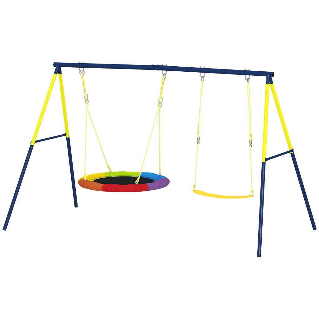 Altalena per Bambini ¨C Minimal ¨C Acciaio Multicolore 3-8 Anni