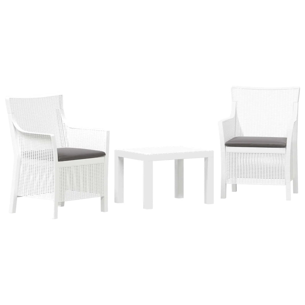 Set di relax con cuscino 3 pcs Bianco PP 42035143